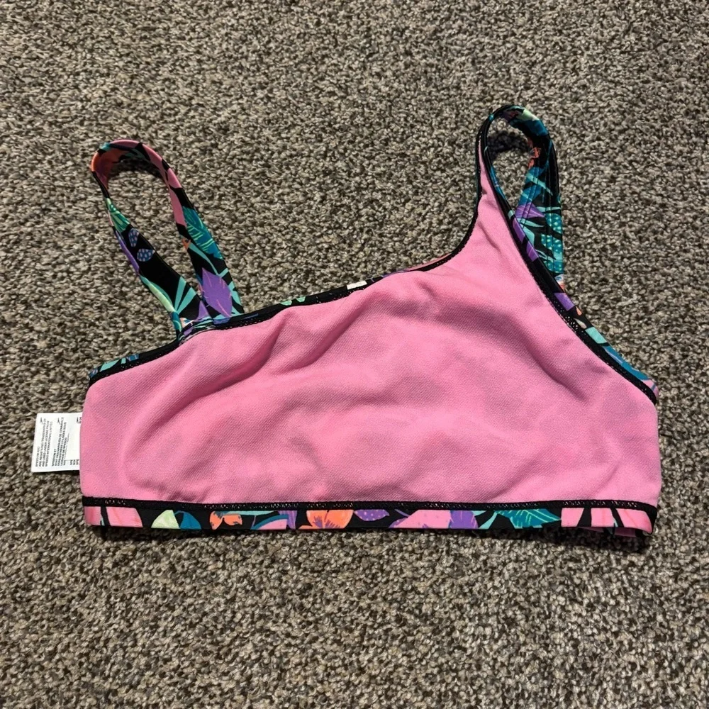 Speedo * Floral Swimwear Top Tankini Youth Girl’s Size 14